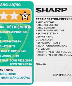 Sharp Sj Fxp480vg Bk 15
