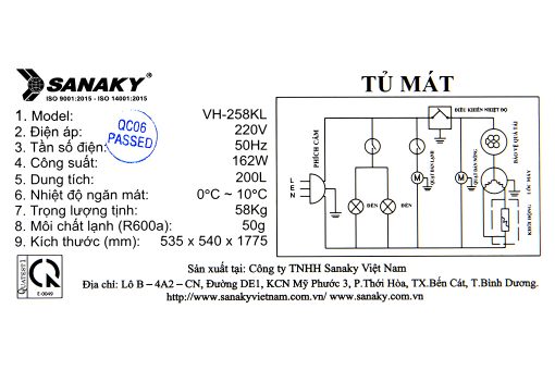 Tu Mat Sanaky 210 Lit Tmvh258kl 11