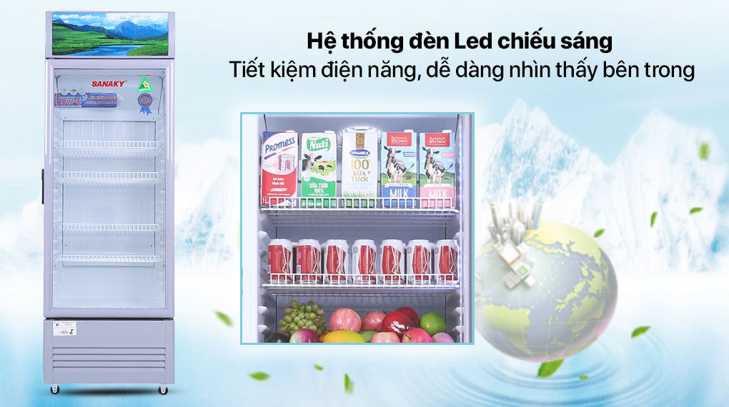 Tủ Mát Sanaky 290 lít TM.VH358KL Tủ Mát Sanaky 290 lít TM.VH358KL