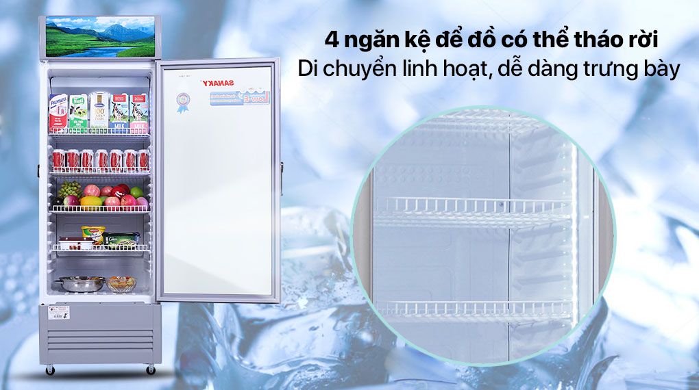 Tủ Mát Sanaky 290 lít TM.VH358KL Tủ Mát Sanaky 290 lít TM.VH358KL