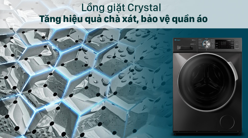Máy giặt Casper Inverter 8.5 kg WF-85I140BGB Máy giặt Casper Inverter 8.5 kg WF-85I140BGB