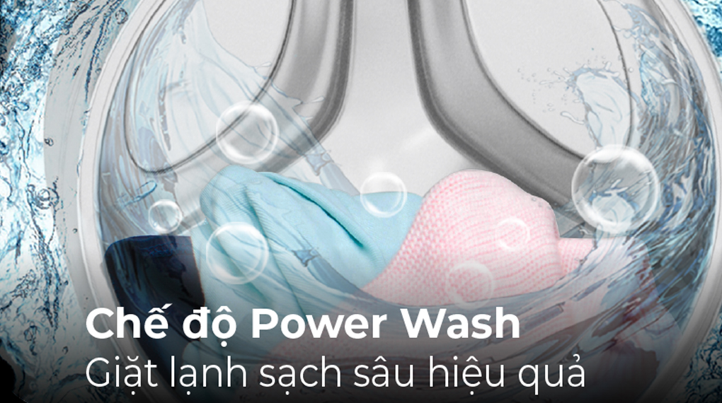 Máy giặt Casper Inverter 8.5 kg WF-85I140BGB Máy giặt Casper Inverter 8.5 kg WF-85I140BGB