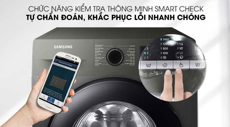 Máy giặt Samsung Inverter 9.5 kg WW95TA046AX/SV Máy giặt Samsung Inverter 9.5 kg WW95TA046AX/SV