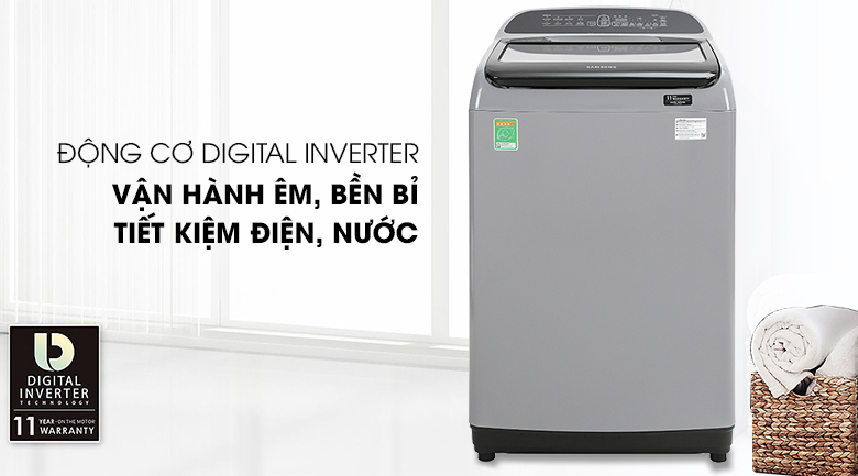Máy giặt Samsung Inverter 9 kg WA90T5260BY/SV Máy giặt Samsung Inverter 9 kg WA90T5260BY/SV