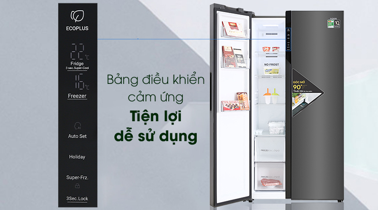 Tủ lạnh Aqua Inverter 541 lít AQR-S541XA(BL) Tủ lạnh Aqua Inverter 541 lít AQR-S541XA(BL)