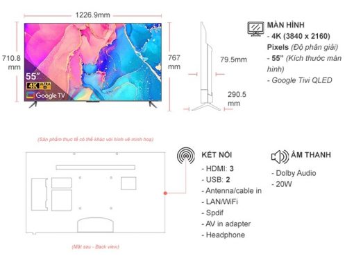 10052649 Google Tivi Tcl Qled 4k 55 Inch 55c635 Tskt 1