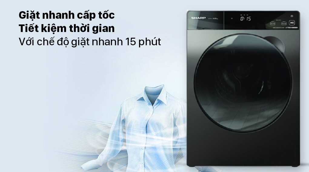 Máy giặt Sharp Inverter 9.5 Kg ES-FK954SV-G Máy giặt Sharp Inverter 9.5 Kg ES-FK954SV-G