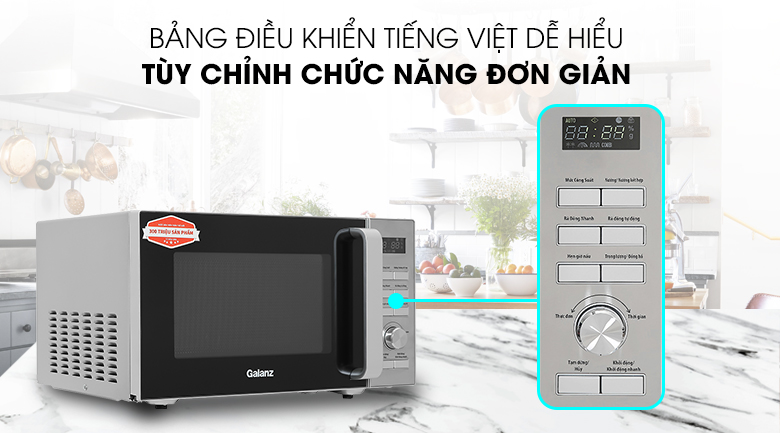 Lò vi sóng có nướng Galanz D90D25ETL-ZWA 25 lít Lò vi sóng có nướng Galanz D90D25ETL-ZWA 25 lít