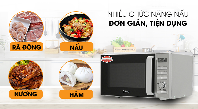 Lò vi sóng có nướng Galanz D90D25ETL-ZWA 25 lít Lò vi sóng có nướng Galanz D90D25ETL-ZWA 25 lít