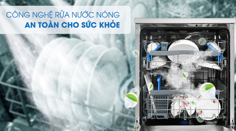 Máy rửa chén độc lập Có Sấy Candy CDPN 4D620PX Máy rửa chén độc lập Có Sấy Candy CDPN 4D620PX