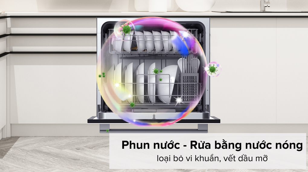 Máy rửa chén mini Galanz W8A2Q1-0E1(W) Máy rửa chén mini Galanz W8A2Q1-0E1(W)