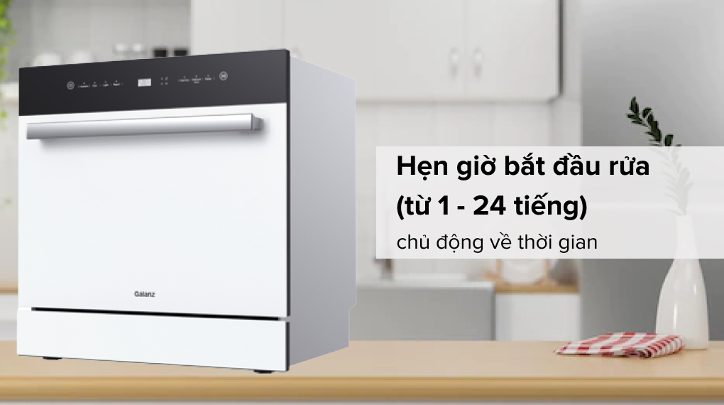 Máy rửa chén mini Galanz W8A2Q1-0E1(W) Máy rửa chén mini Galanz W8A2Q1-0E1(W)