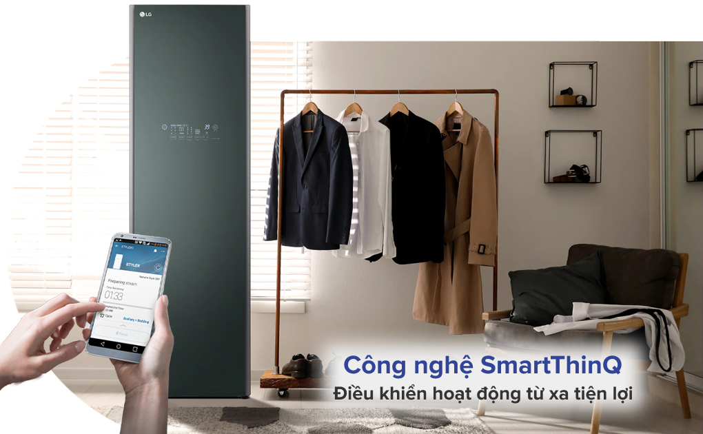 Tủ chăm sóc quần áo thông minh LG S5GOC Tủ chăm sóc quần áo thông minh LG S5GOC