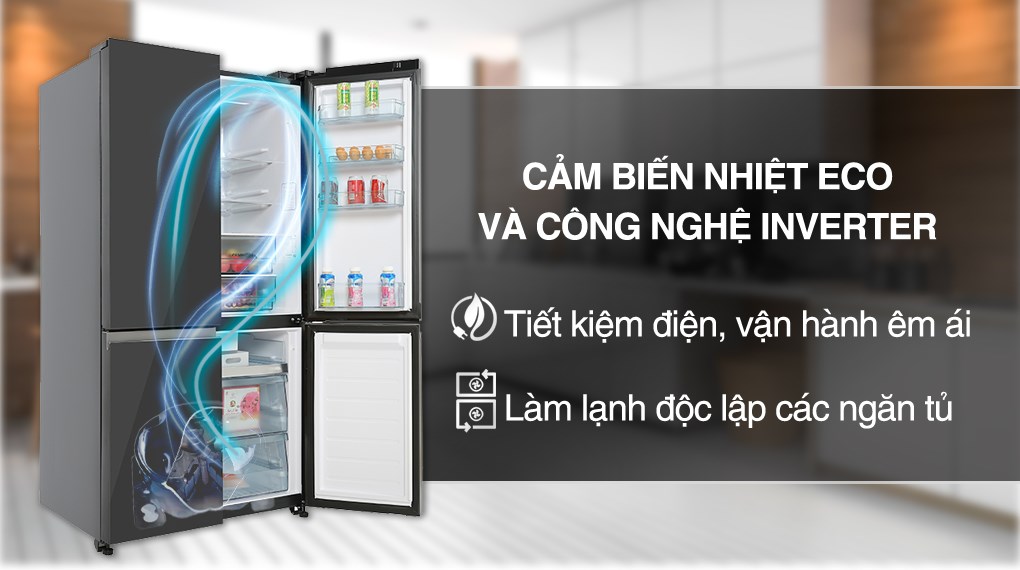 Tủ lạnh Hitachi Inverter 569 lít R-WB640PGV1 GMG Tủ lạnh Hitachi Inverter 569 lít R-WB640PGV1 GMG