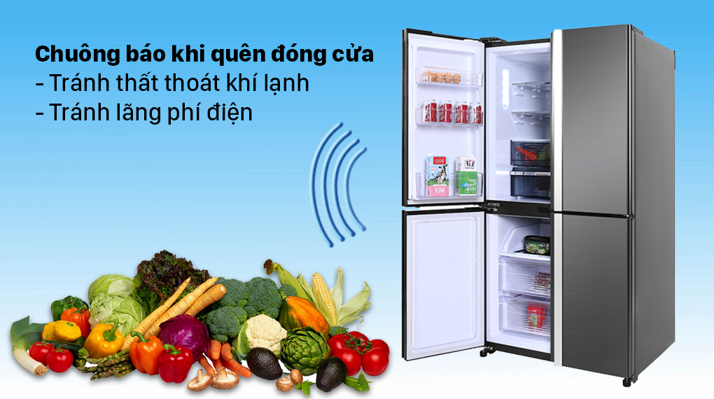Tủ lạnh Sharp Inverter 525 lít SJ-FX600V-SL Tủ lạnh Sharp Inverter 525 lít SJ-FX600V-SL