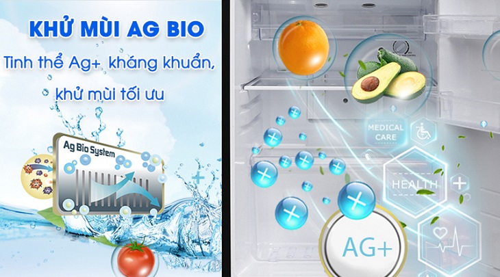 Công nghệ khử mùi kháng khuẩn Duo Hybrid trên tủ lạnh Toshiba là gì?