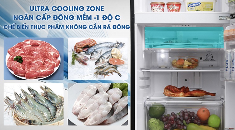 Ngăn cấp đông mềm Ultra Cooling Zone trên tủ lạnh Toshiba có gì đặc biệt?