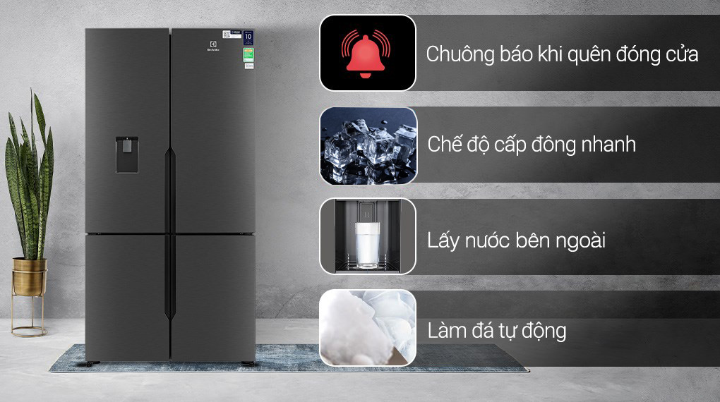 Tủ Lạnh Electrolux Inverter 562 lít Multi Door EQE5660A-B Tủ Lạnh Electrolux Inverter 562 lít Multi Door EQE5660A-B