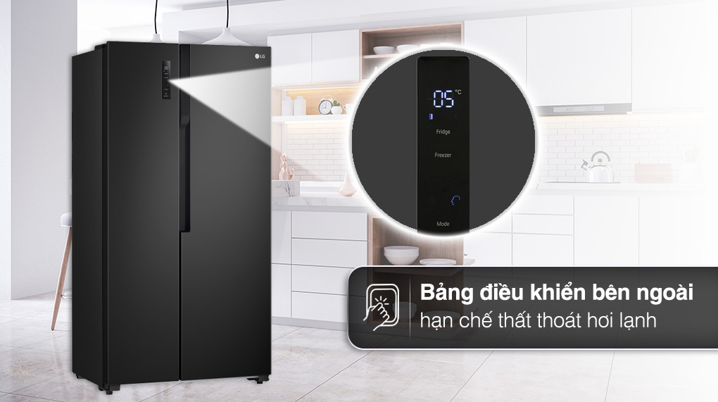 Tủ lạnh LG Inverter 519 lít Side By Side GR-B256BL Tủ lạnh LG Inverter 519 lít Side By Side GR-B256BL