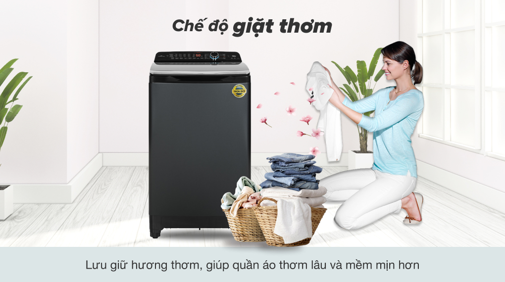 Máy giặt Aqua Inverter 12 kg AQW-DR120HT BK Máy giặt Aqua Inverter 12 kg AQW-DR120HT BK