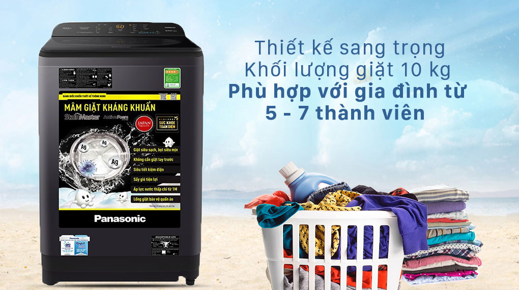 Máy giặt Panasonic 10 Kg NA-F100A9DRV Máy giặt Panasonic 10 Kg NA-F100A9DRV