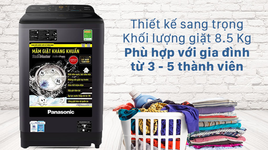 Máy giặt Panasonic 8.5 Kg NA-F85A9DRV Máy giặt Panasonic 8.5 Kg NA-F85A9DRV