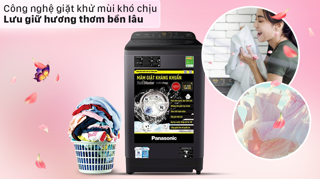 Máy giặt Panasonic 9 kg NA-F90A9DRV Máy giặt Panasonic 9 kg NA-F90A9DRV