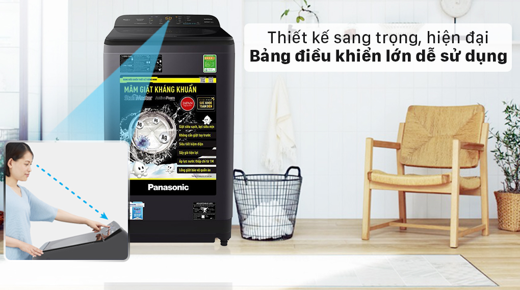 Máy giặt Panasonic 9 kg NA-F90A9DRV Máy giặt Panasonic 9 kg NA-F90A9DRV