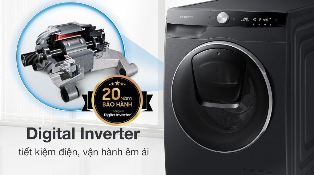 Máy giặt Samsung AI AddWash Inverter 12kg WW12TP94DSB/SV Máy giặt Samsung AI AddWash Inverter 12kg WW12TP94DSB/SV