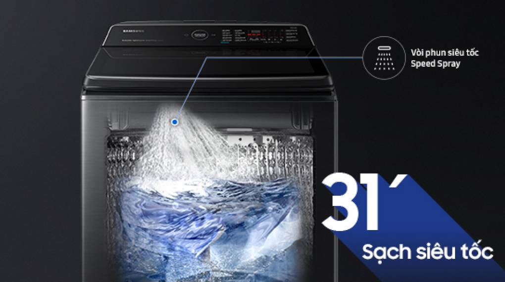 Máy giặt Samsung Inverter 14 kg WA14CG5886BVSV Máy giặt Samsung Inverter 14 kg WA14CG5886BVSV