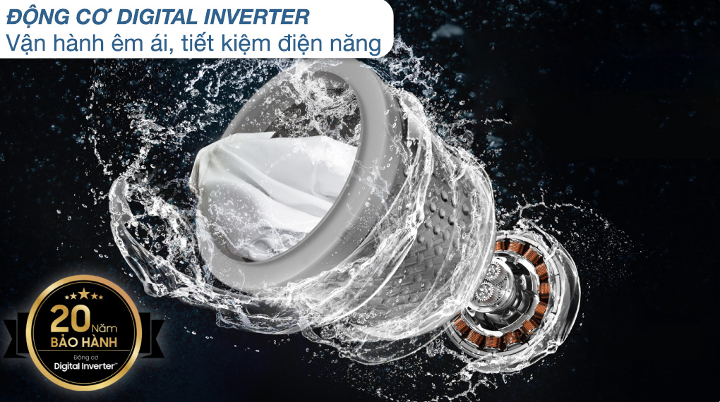 Máy giặt Samsung Inverter 14 kg WA14CG5886BVSV Máy giặt Samsung Inverter 14 kg WA14CG5886BVSV