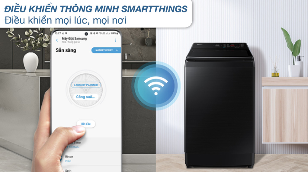 Máy giặt Samsung Inverter 14 kg WA14CG5886BVSV Máy giặt Samsung Inverter 14 kg WA14CG5886BVSV