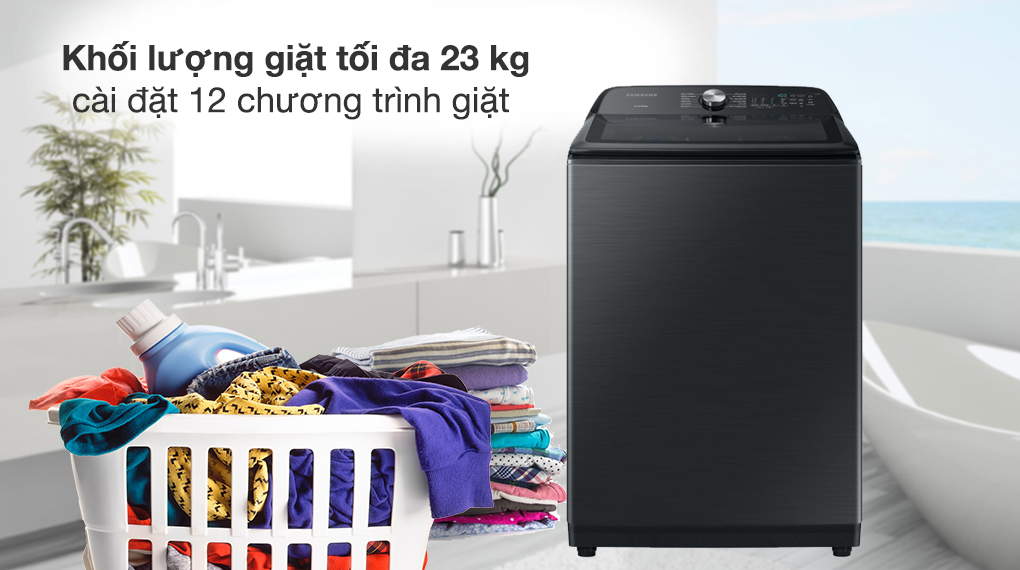 Máy Giặt Samsung Inverter 23 kg WA23A8377GV/SV Máy Giặt Samsung Inverter 23 kg WA23A8377GV/SV