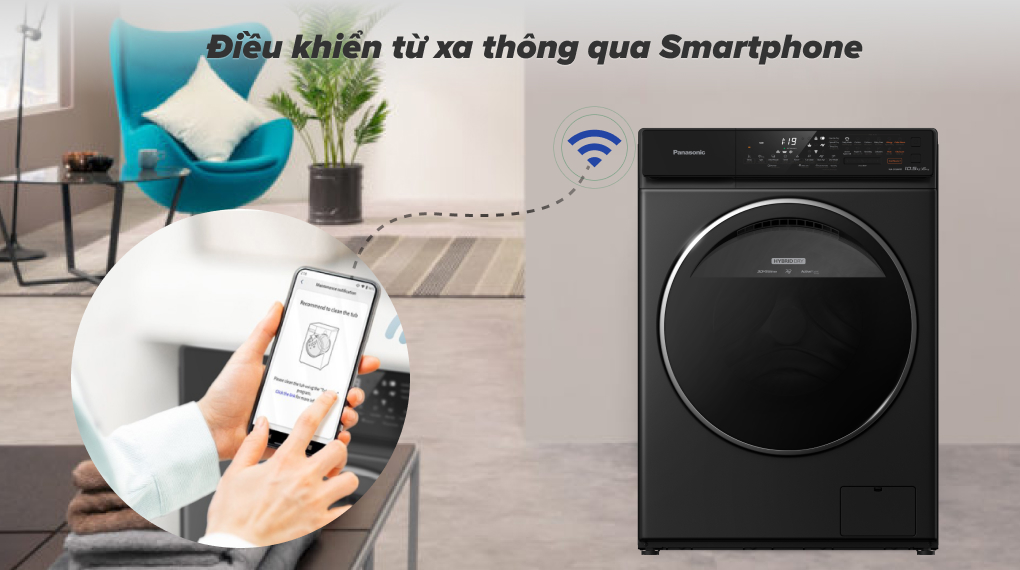 Máy giặt sấy Panasonic Inverter giặt 10.5 kg - sấy 6 kg NA-S056FR1BV Máy giặt sấy Panasonic Inverter giặt 10.5 kg - sấy 6 kg NA-S056FR1BV