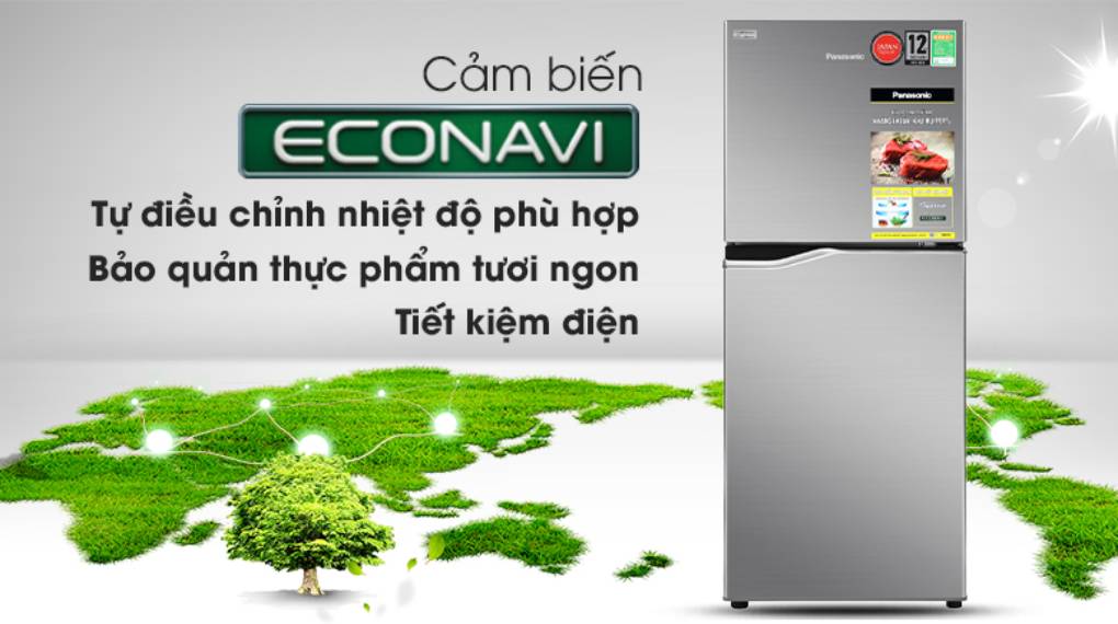 Tủ lạnh Panasonic Inverter 170 lít NR-BA190PPVN Tủ lạnh Panasonic Inverter 170 lít NR-BA190PPVN