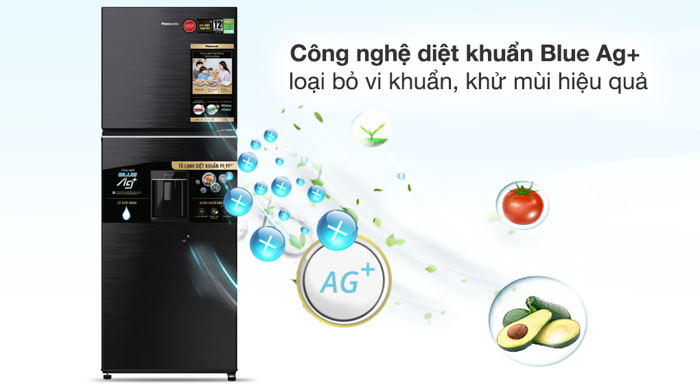 Tủ lạnh Panasonic Inverter 366 lít NR-TL381GVKV Tủ lạnh Panasonic Inverter 366 lít NR-TL381GVKV