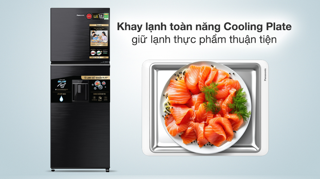 Tủ lạnh Panasonic Inverter 366 lít NR-TL381GVKV Tủ lạnh Panasonic Inverter 366 lít NR-TL381GVKV