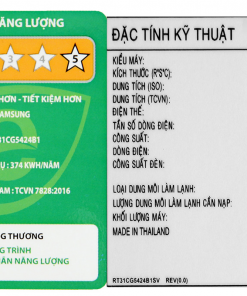 Tu Lanh Samsung Inverter 305 Lit Rt31cg5424b1sv12