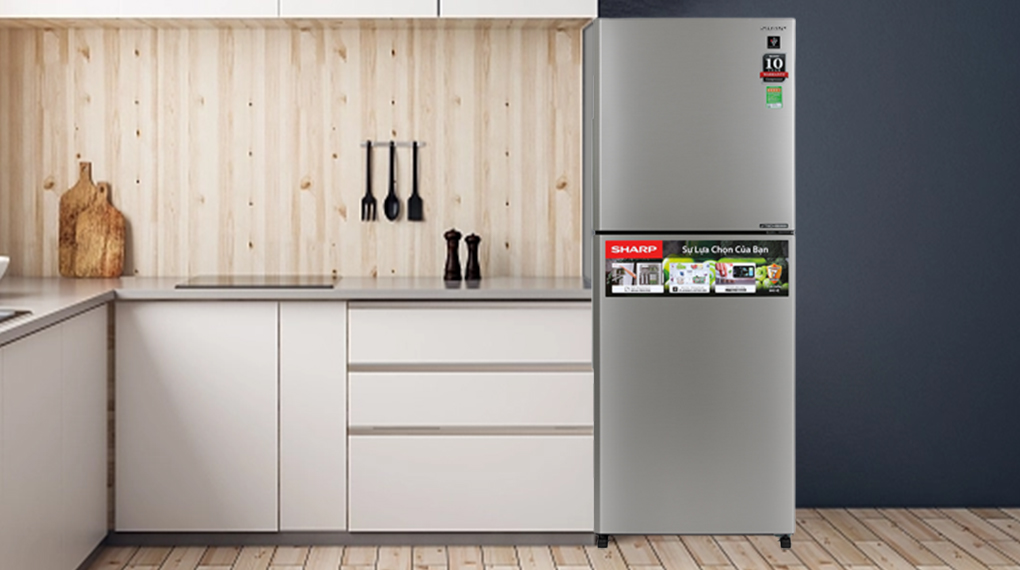 Tủ lạnh Sharp Inverter 330 lít SJ-XP352AE-SL Tủ lạnh Sharp Inverter 330 lít SJ-XP352AE-SL