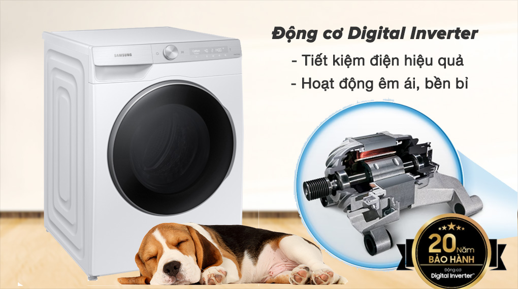Máy giặt Samsung AI Ecobubble Inverter 12 kg WW12CGP44DSHSV Máy giặt Samsung AI Ecobubble Inverter 12 kg WW12CGP44DSHSV