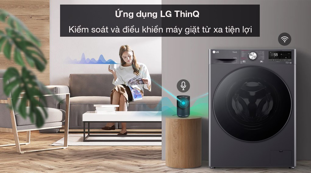 Máy giặt sấy LG Inverter giặt 10 kg - sấy 6 kg FV1410D4M1 Máy giặt sấy LG Inverter giặt 10 kg - sấy 6 kg FV1410D4M1